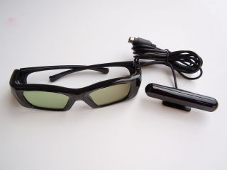 Active 3D Glasses Kit for Samsung/Mitsub​i​shi,one rechargable 