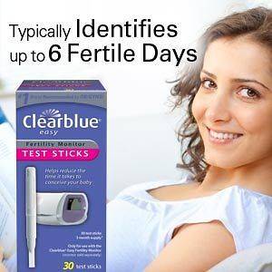CLEARBLUE EASY Fertility Monitor 30 Test Sticks Clear Blue Ovulation 