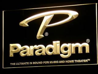 k093 y Paradigm Speakers Home Theater Neon Light Sign