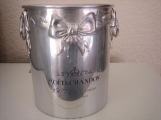 MOET CHANDON RIBBONS AND BOWS CHAMPAGNE COOLER VINTAGE RARE