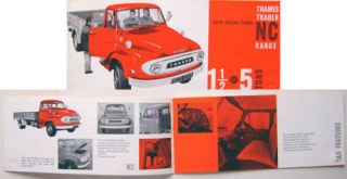 Ford Thames Trader NC Truck 1962 Small Format Brochure