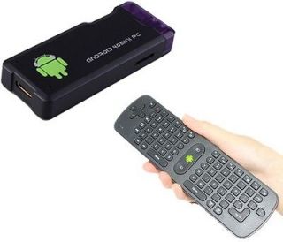   PC Android 4.0 WIFI Google IPTV Smart TV Box A10+Air Mouse Keyboard