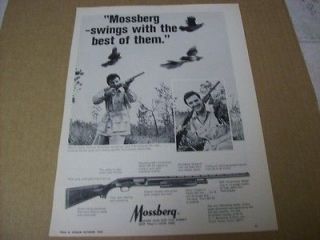 1969 Mossberg Model 500 Shotgun Advertisement   Vintage Ad
