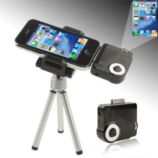 Mini Portable Pocket Multimedia Projector For iPhone 4 4S 3GS 3G With 