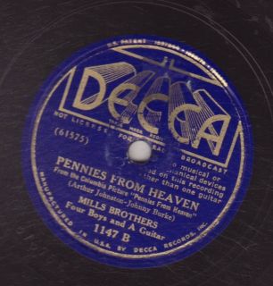   Brothers    DECCA 1147    Pennies from Heaven & Swing for Sale