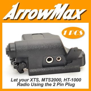   Adaptor for Motorola XTS 3500/5000 MTS 2000 HT 1000 to 2 Pin Plug