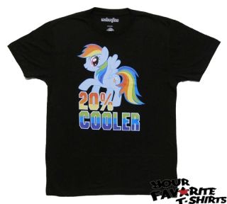 Rainbow Dash 20% Cooler My Little Pony Officially Licensed Adult Shirt 