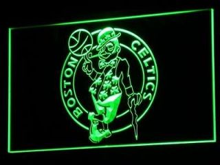 b002 g Boston Celtics Bar Sport NR Neon Light Sign
