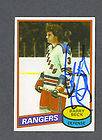 BARRY BECK SIGNED TOPPS CARD LOT 3 DIFF RANGERS
