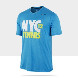 New NIKE MENS NYC TENNIS 2012 T SHIRT BLUE 577642 491