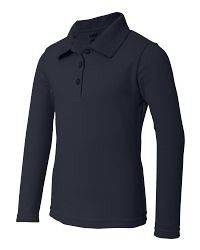   Sleeve Picot Polo Shirt School Uniform French Toast Sz 4 18 Navy Blue