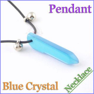   Cosplay Uzumaki Naruto Blue Swarovski Crystal pendan Necklace Gift