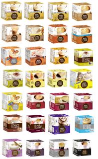 Nestle Dolce Gusto 28 Flavours Coffee Latte Espresso   8pod packs 