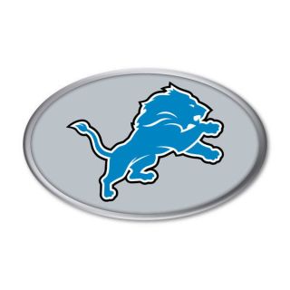 DETROIT LIONS Logo NFL Color 4x3 Car Auto Emblem NEW