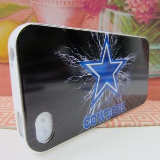   iPhone 4 4S Dallas Cowboys #A Rubber Silicone Skin Case Phone Cover