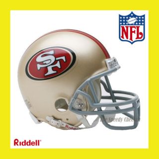 SAN FRANCISCO 49ERS MINI NFL FOOTBALL HELMET BY RIDDELL