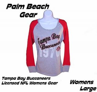TAMPA BAY BUCCANNEERS WOMENS L/S NFL TEAM GEARlarge INTRO PRICING