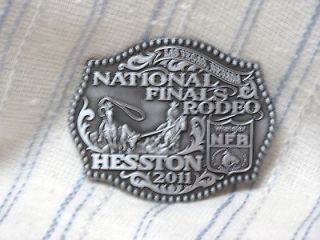 Newly listed 2011 Hesston/NFR Adult belt buckle.  inside 