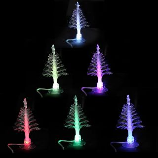   Desktop Flashlight Fiber Optic Christmas XMAS Tree Lamps Night Lights