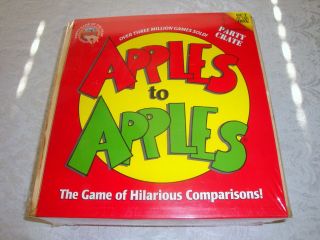 APPLES TO APPLES Party Crate Wooden Box   Game of Hilarious 