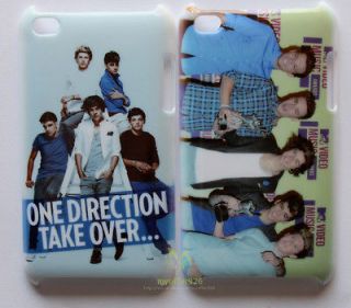   One Direction 1D CREW BACK Case Cover FOR iPod Touch 4th 4 Gen T4D31