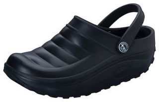 ANYWEARS UNIFROM UNISEX MEDICAL NURSING SHOES   BLACK CLOGS (NEW 