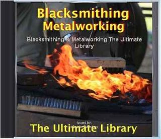 30 RARE OLD HISTORIC LIBRARY BOOKS ON BLACKSMITHING and METALWORKING 