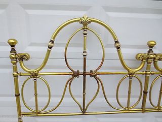 Scrolled King French Provincial Size Headboard Victorian Georgian Gold 