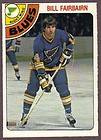 1978 79 O Pee Chee OPC Hockey Bill Fairbairn #267 St Louis Blues NM/MT