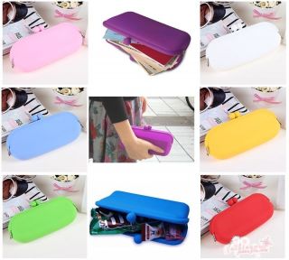   Color World Sweetest Cute Candy Color Silicone Coin Purse Glasses Bag