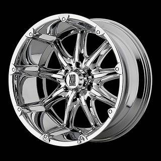   CHROME WITH 275 60 20 NITTO TERRA GRAPPLER AT TIRES WHEELS RIMS