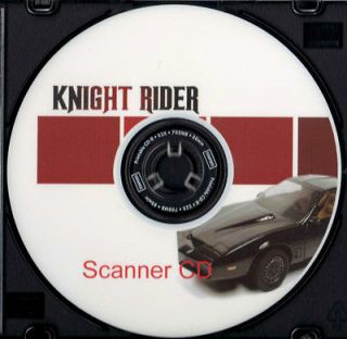 Knight Rider KITT Original Front Scanner Sound MP3 CD