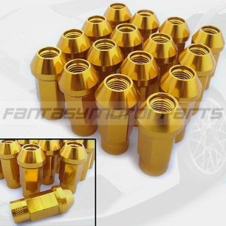 12X1.5MM GOLD LUG NUTS WHEEL NUT BUICK CHEVROLET 12X1.5 (Fits Buick 