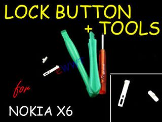   Side Key Lock Button Set Repair Part Unit+Tools for Nokia X6 XQMA209