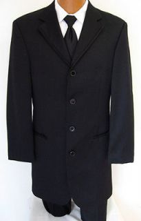 Mens Black Tuxedo New Years Eve Gangster Frock Coat Victorian Discount 