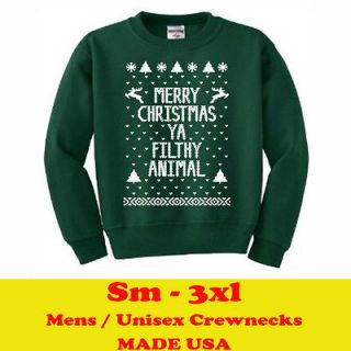 MERRY CHRISTMAS YA YOU FILTHY ANIMAL FUNNY Ugly Xmas Sweater winner 
