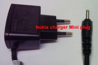 Nokia EU Wall Travel Mini Plug Charger for 6131 6101 E6 C5 N70 N80 N82 