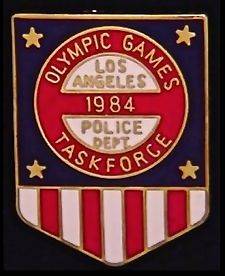 Los Angeles Police Department~LAP​D Olympic pin badge~Protecti​on 