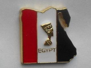 Egypt Map Flag made of Metal Fridge Magnet Queen Nefertite Picture 