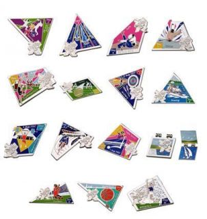 London 2012 Olympics DAY OF THE GAMES Pin Badge WITH BACKING CARDS