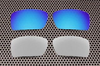   VL Polarized Silver Ice & Ice Blue Lenses for Oakley Gascan Sunglasses
