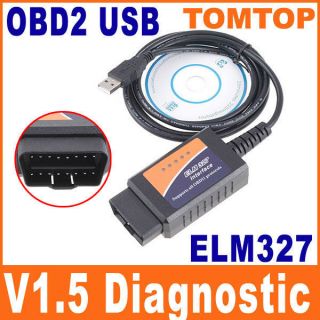 ELM327 V1.5 OBDII OBD2 CAN BUS USB Auto Diagnostic Interface Scanner