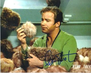 William Shatner Classic Star Trek TV Series Captain Kirk Autographed 