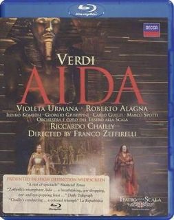   Ildik Verdi Aida 2008 Blu Ray Classical Music Album Region B New