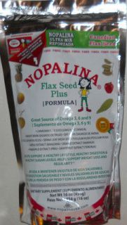 Nopalina Flax Seed Plus Formula Great Source of Omega 3,6 & 9 