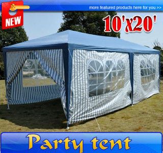 Newly listed 10x20 Outdoor Canopy Party Tent With 6 Side Walls 