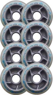 BARBED WIRE 80mm 81a OUTDOOR Inline Skate Wheels 8 Pack