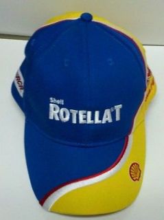Kevin Harvick Shell Rotella T Blue and Yellow Adjustable Hat NASCAR
