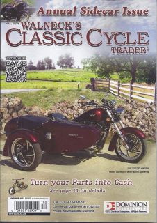 WALNECKS CLASSIC CYCLE TRADER MAGAZINE Annual sidecar issue 2011 