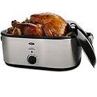 Oster Stainless Steel 22 Quart Electric Turkey Roaster Oven Kitchen 